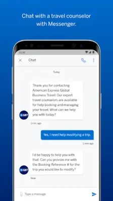 Amex GBT Mobile android App screenshot 3